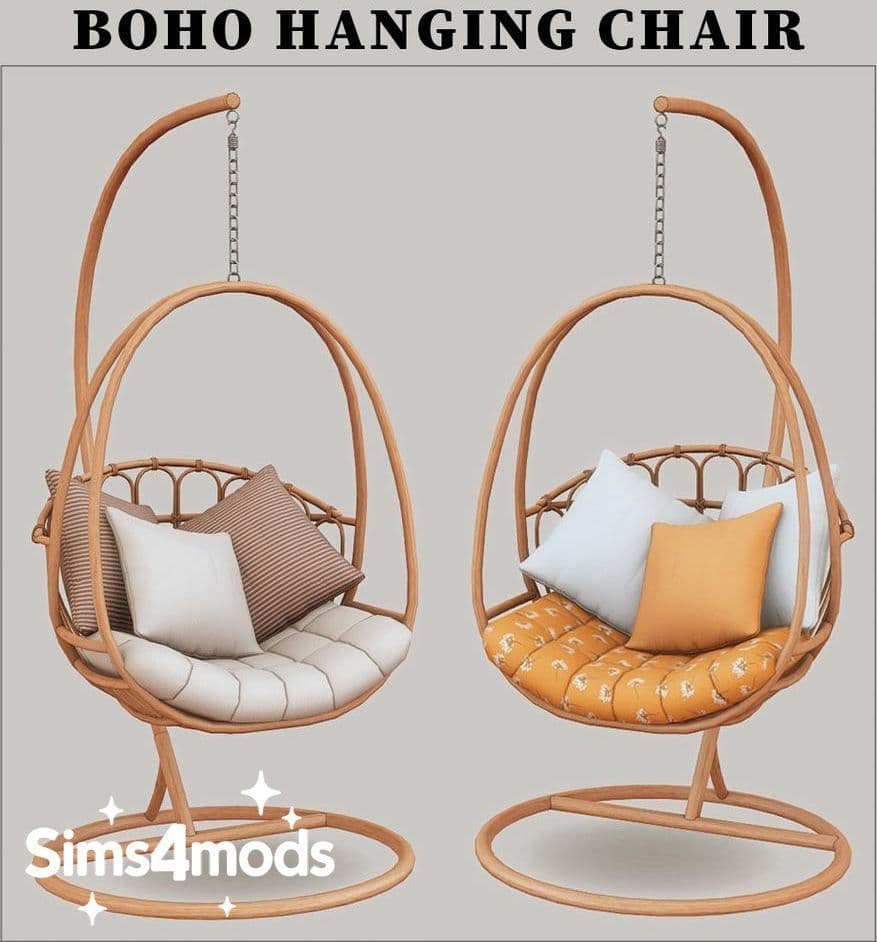Скриншот мода Подвесное кресло Boho